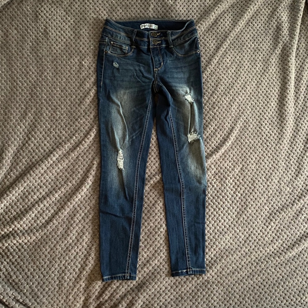 Girls jean leggings size 10